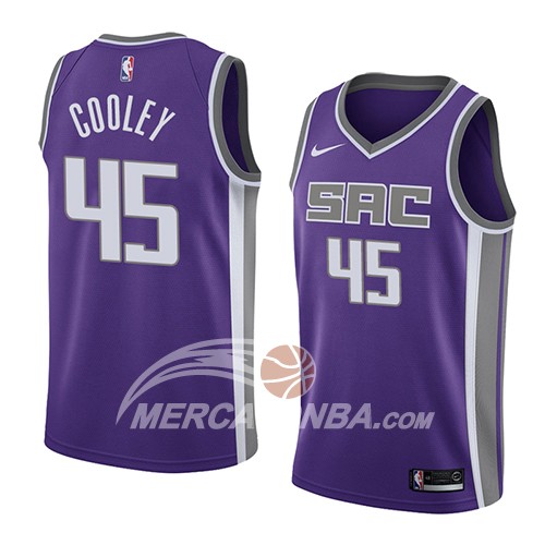 Maglia NBA Sacramento Kings Jack Cooley Icon 2018 Viola